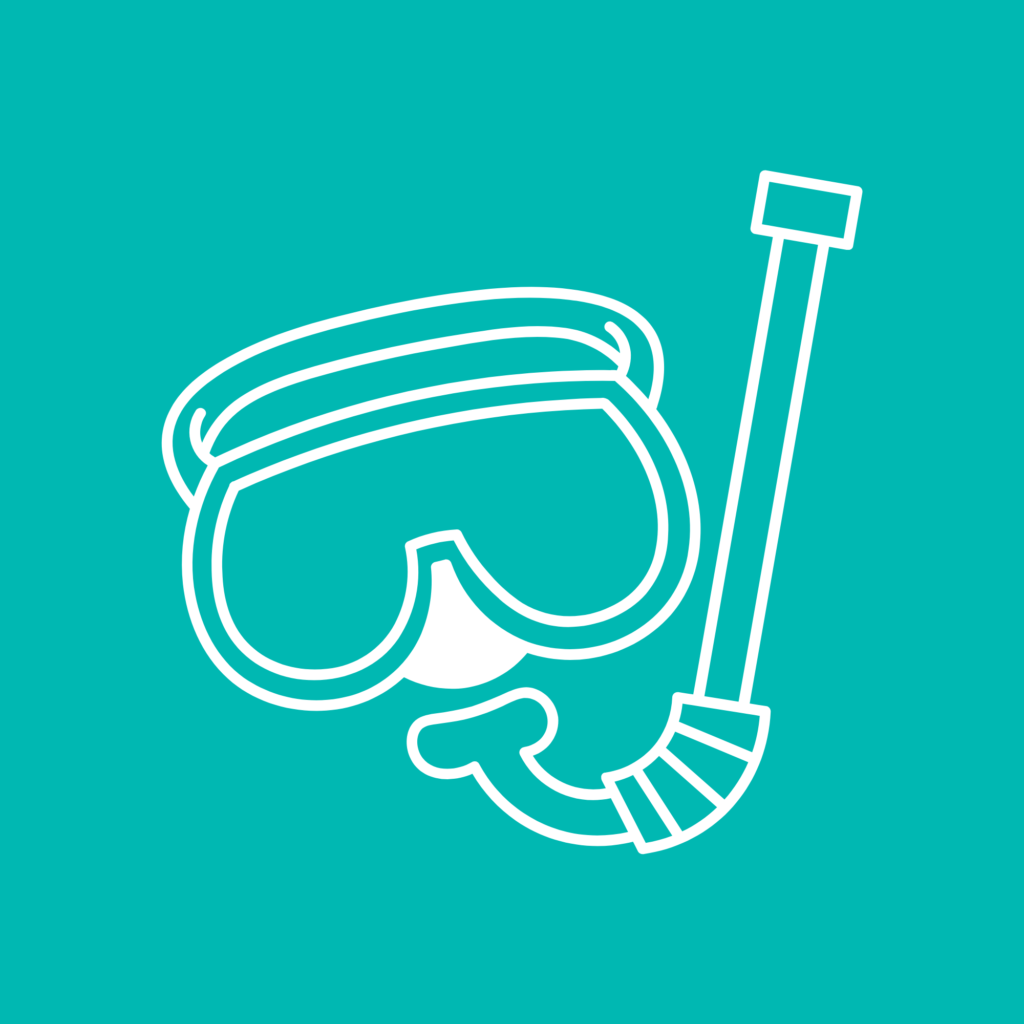 Icono del equipo de buceo.