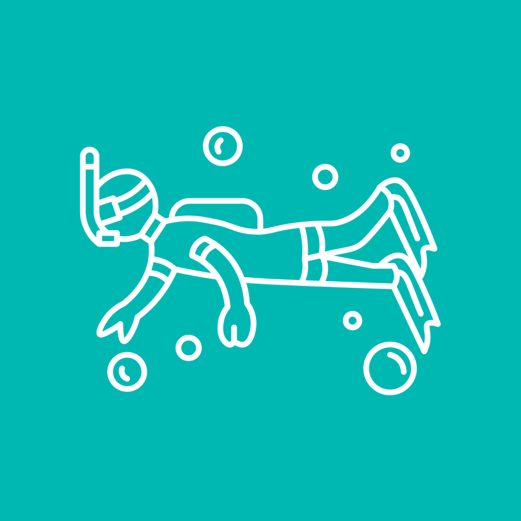 Icono de inmersión de Buceo
